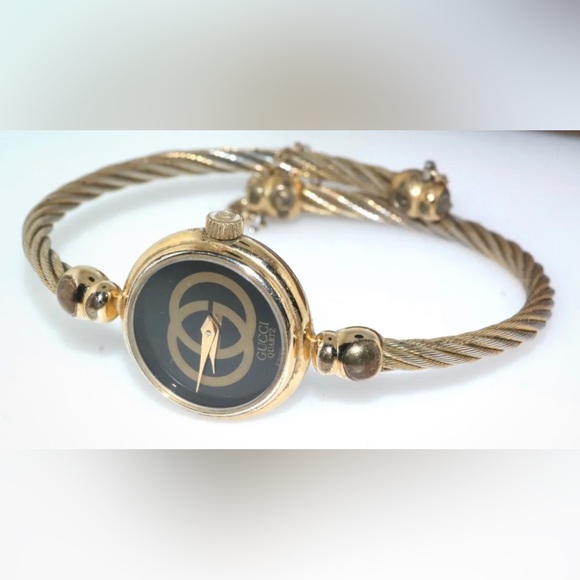 Rare~Vintage Gucci rope cable bracelet watch 2047-1L - Picture 3 of 9
